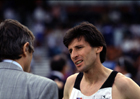Jim Rossenthile interviews Seb Coe at the 189 AAA Champs, Birmingham